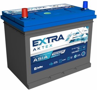 Автомобильный аккумулятор АкТех Extra Premium Asia L+ (70 А·ч)