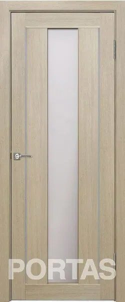 

Межкомнатная дверь Portas S25 80x200 (лиственница крем, стекло мателюкс матовое)