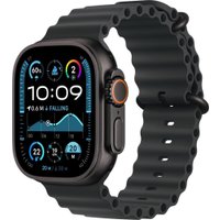 Умные часы Apple Watch Ultra 2 LTE 49 мм (титановый корпус, черный/черный, ремешок из эластомера M)