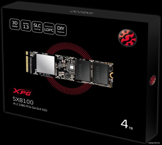 ADATA XPG SX8100 512GB ASX8100NP-512GT-C SSD купить в Минске