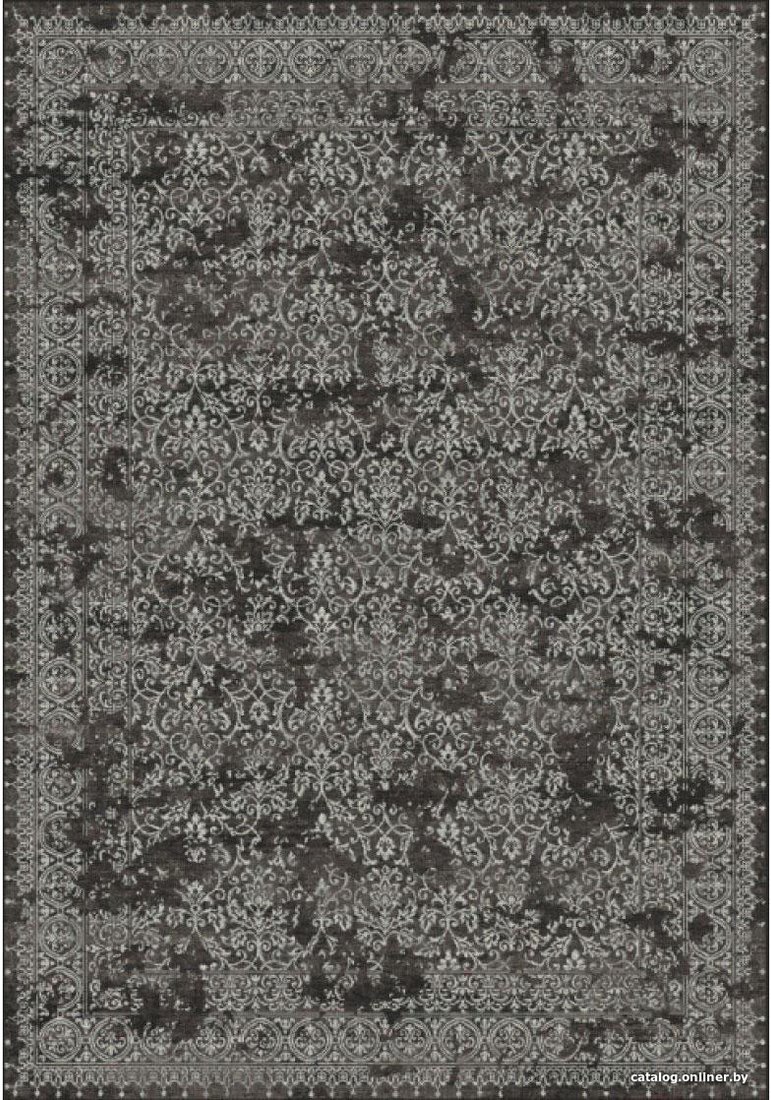 Ковер для жилой комнаты Ragolle Matrix 89440/3959 240x340 (черный/серый)