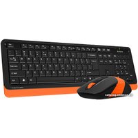 Офисный набор A4Tech Fstyler FG1010 (черный/оранжевый)