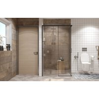 Душевой уголок Ambassador Queen Black 11011205L 120х80