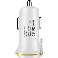 Автомобильное зарядное Hoco Z1 (белый)