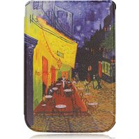 Обложка для электронной книги JFK для PocketBook Touch HD 3/617/616/627/632/633/628/606/Colour/Touch Lux 4/Lux 3/Lux 5/Basic Lux 2/Basic 4 (уличное кафе)