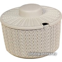 Сахарница Idea Вязание (белый)