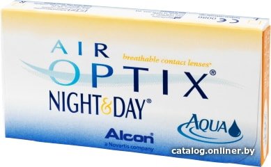 Контактные линзы Alcon Air Optix Night & Day Aqua -6 дптр 8.6 мм