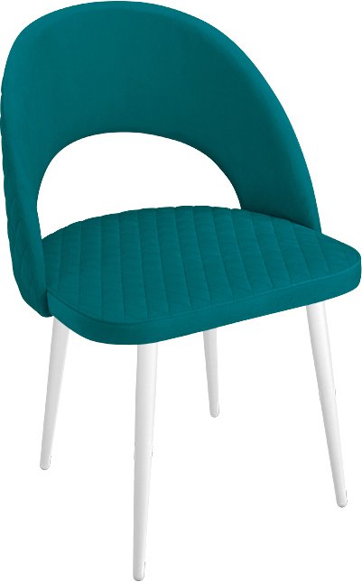 

Стул Трия Гэтсби К1К (белый матовый/велюр Confetti Izumrud)