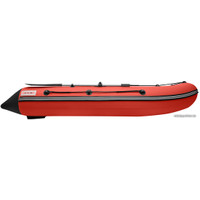 Моторно-гребная лодка Roger Boat Hunter 3000 (без киля, красный/черный)