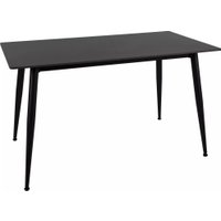 Кухонный стол Signal Rion 130/70/76 (черный/черный)