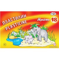 Пластилин Гамма Мультики 280028 (18 цв)