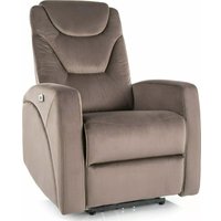 Электрический реклайнер Signal Kronos Velvet Bluvel 38 (капучино)