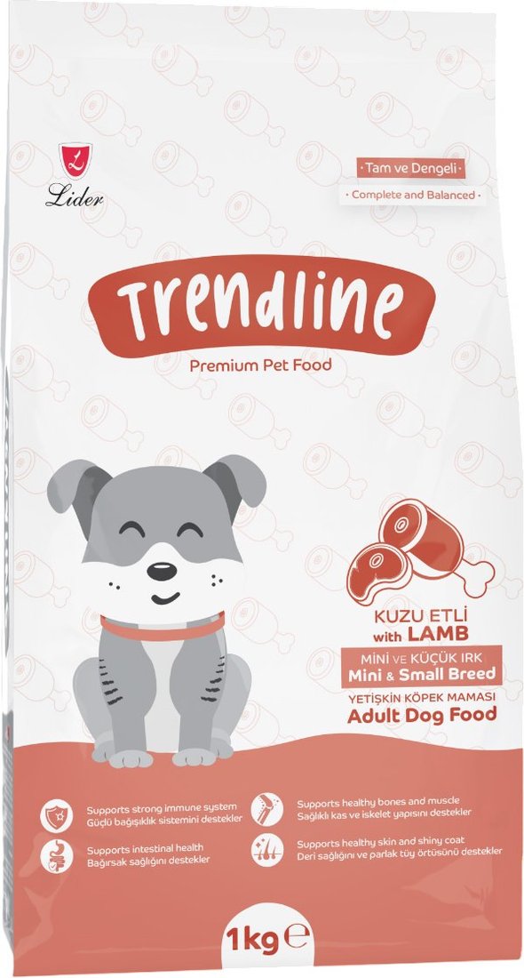 

Сухой корм для собак Trendline Для собак мини и мелких пород с ягненком и рисом 1 кг