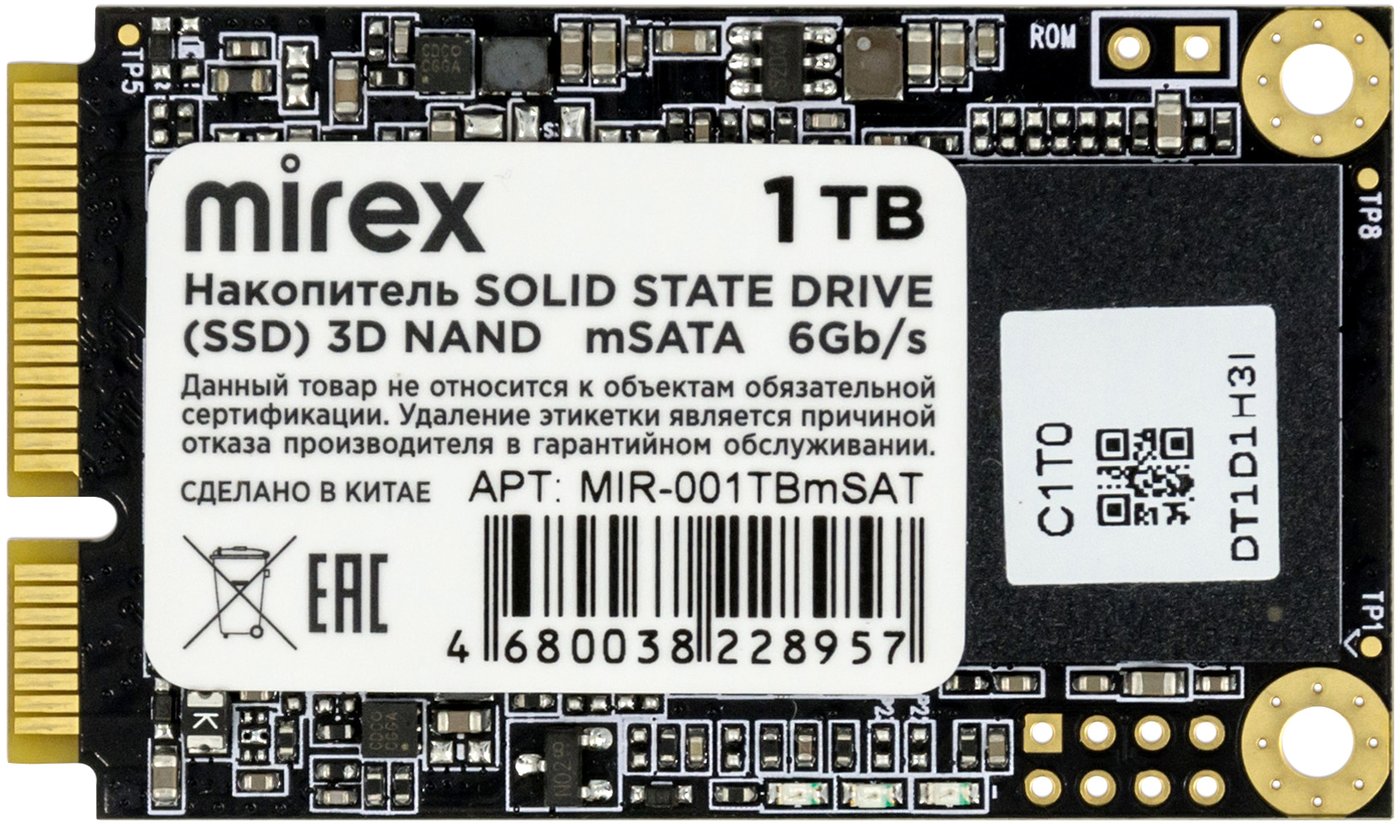 

SSD Mirex 1TB MIR-001TBmSAT