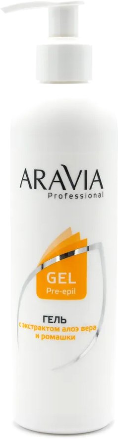 

Гель Aravia Professional перед депиляцией с экстрактами алоэ вера и ромашки (300 мл)