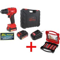 Дрель-шуруповерт Wortex BD 1220-1 DLi BD12201DLi1029A3 (с 2-мя АКБ, кейс)