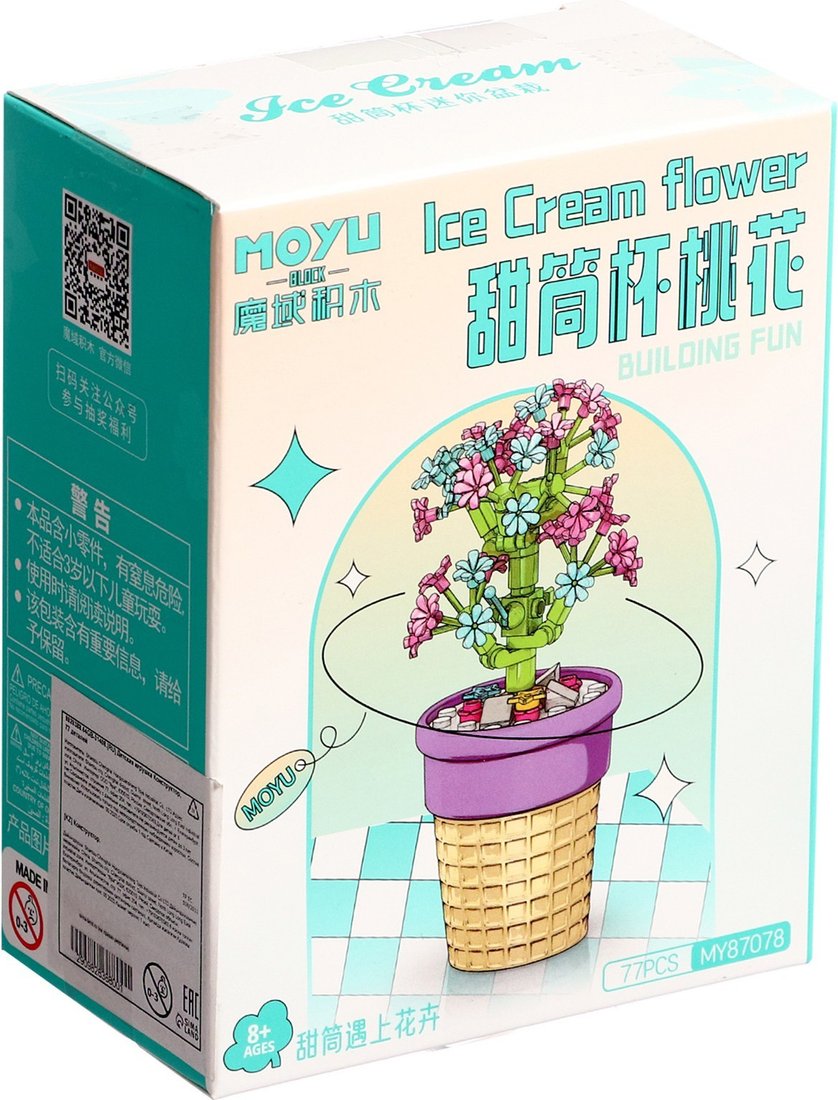 

Конструктор MoYu Цветы. Сакура в горшочке MY87078 9828388