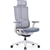 Офисное кресло SitZone E-303-001A-P1-WH (сетка, серый)