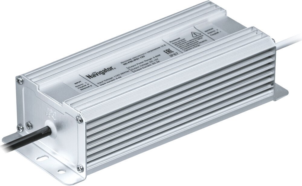 

Светодиодный драйвер Navigator ND-P60-IP67-12V