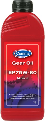 Трансмиссионное масло Comma EP75W-80 1л