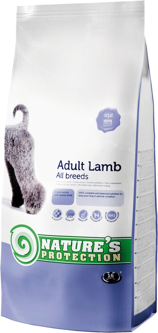 

Сухой корм для собак Nature's Protection Adult Lamb 12 кг