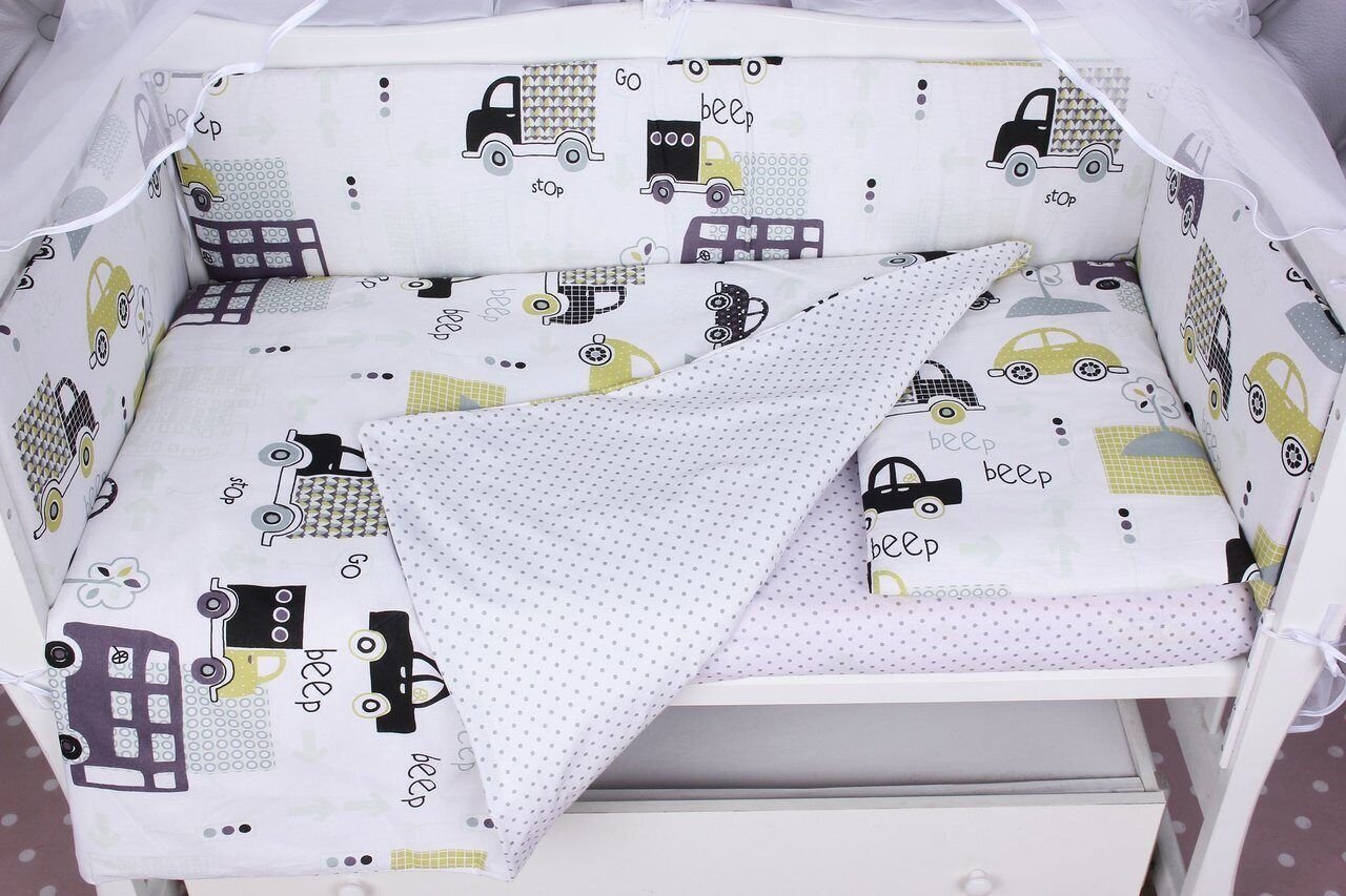 

Постельное белье Amarobaby Baby Boom КПБ-3-Город (белый)