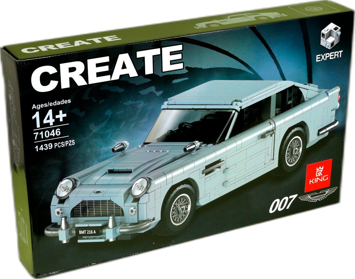 

Конструктор King Expert Create 71046 Джеймс Бонд: Aston Martin DB5