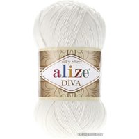 Пряжа для вязания Alize Diva 450 (350 м, жемчужный)