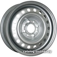 Штампованные диски Eurodisk 53B35B ED 14x5.5" 4x98мм DIA 58.6мм ET 35мм Silver