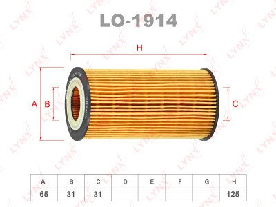 

Масляный фильтр LynxAuto LO-1914