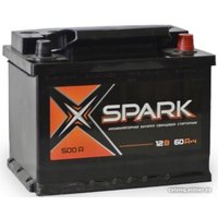 Автомобильный аккумулятор Spark 500A (EN) L+ SPA60-3-L (60 А·ч)