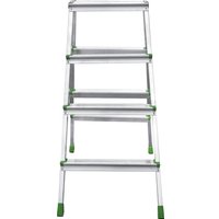 Лестница-стремянка Новая высота NV 212 с увеличенной площадкой 2x4 ступеней