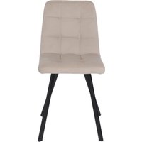 Стул Listvig Фин (латте camaro 03/черный ткань)