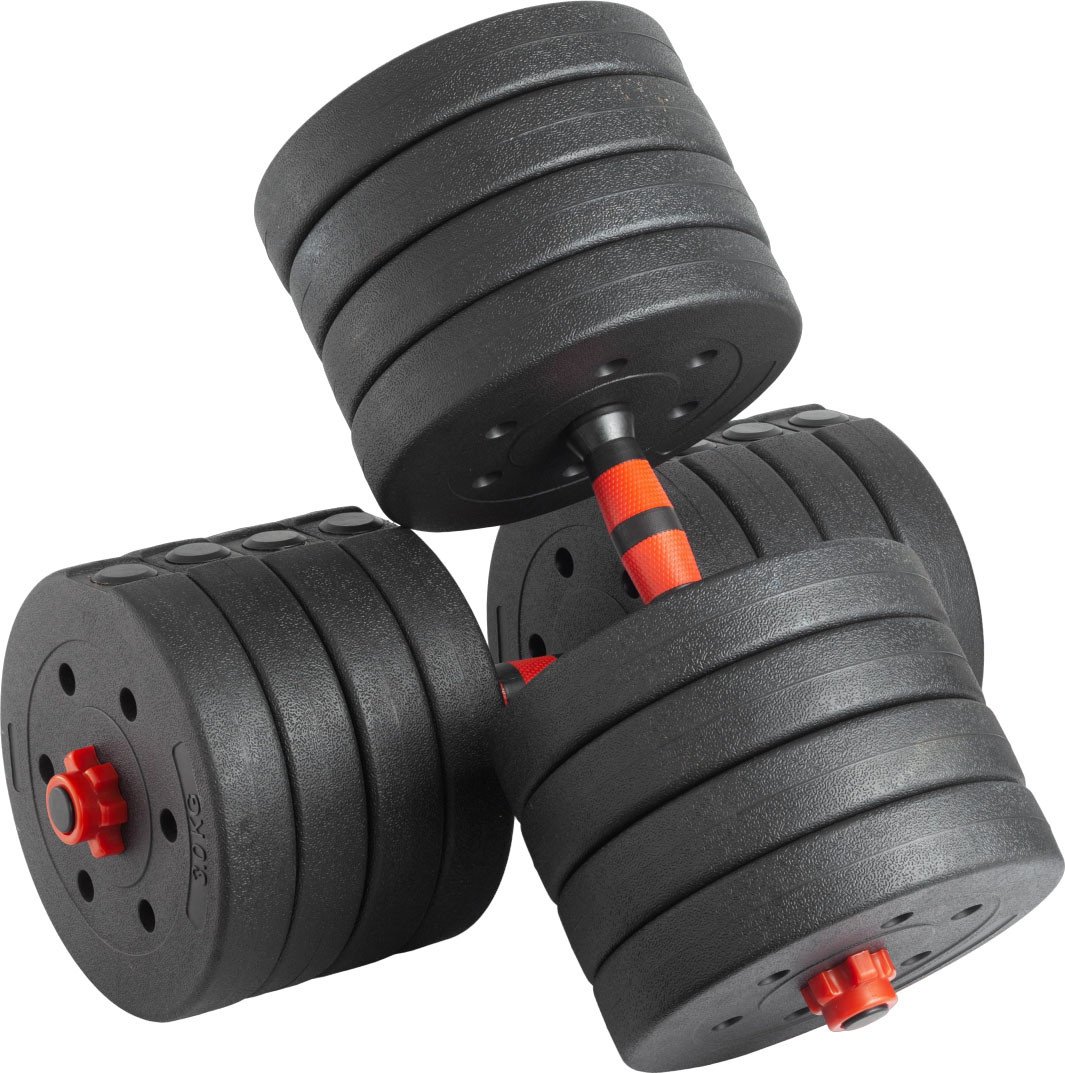 

Набор гантелей с грифом для штанги VictoryFit VF-DC500 2x25 кг