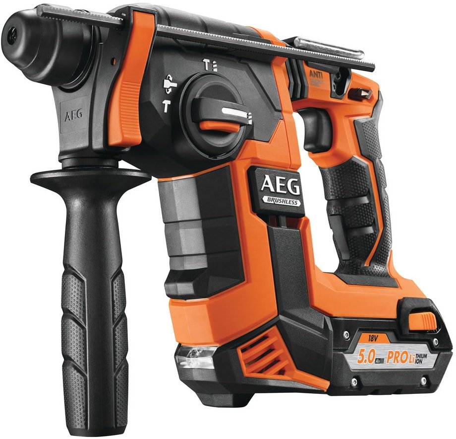 

Перфоратор AEG Powertools BBH 18BL LI-502C 4935464753 (с 2-мя АКБ, кейс)