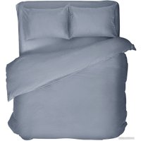 Евро комплект постельного белья Нордтекс Verossa Евро Melange Indigo VRM 2515 Indigo Д12 23