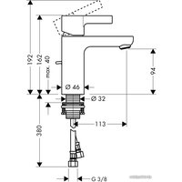 Смеситель Hansgrohe Metris S 31060000