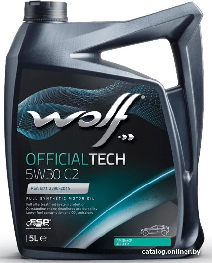 Моторное масло Wolf OfficialTech 5W-30 C2 5л