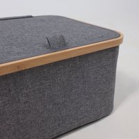 Коробка для хранения AksHome IRIS (бамбук)