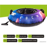 Тюбинг Snowstorm BZ-100 Space W112882 (100см, фиолетовый/черный)