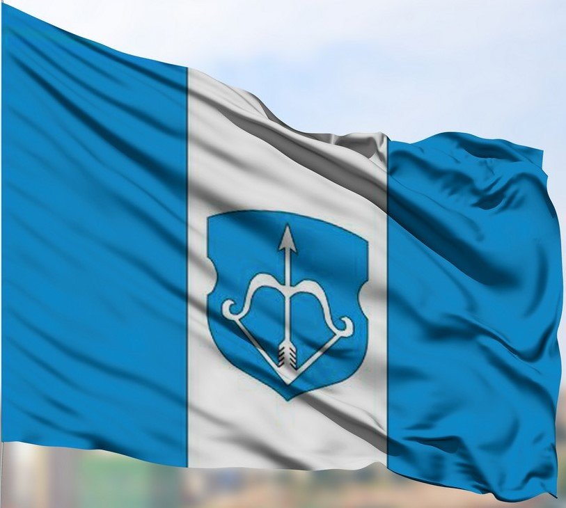Флаг МирФлагов г. Бреста уличный 100х200 см