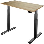 Unique Ergo Desk 1360x800x36мм (дуб натуральный/черный)