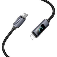 Кабель Hoco X112 USB Type-C - Lightning (1 м, черный)