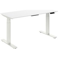 Стол для работы стоя WellDesk WDЕ Flagman 1395x800х28 (белый/пепел)