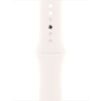 Умные часы Apple Watch Series 10 42 мм (алюминиевый корпус, розовое золото/легкие румяна, спортивный силиконовый ремешок M/L)