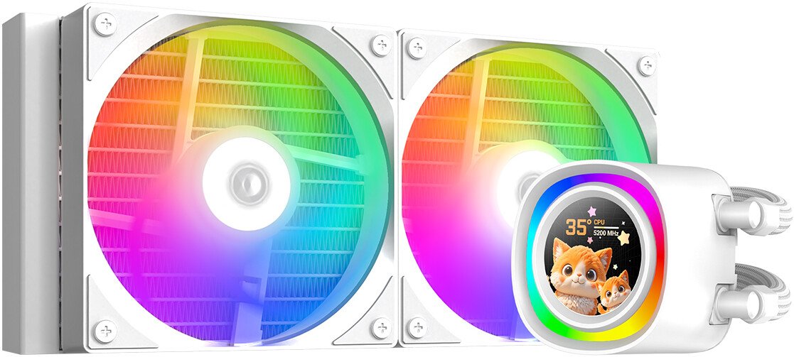 

Система жидкостного охлаждения для процессора ID-Cooling FX240 LCD White