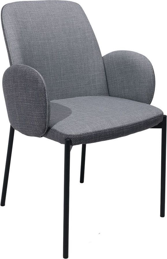 

Стул Listvig Мил (серый florida grey-steel/черный)