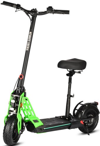 Электросамокат White Siberia Taiga 3 1000W Green Ufo (кислотный зеленый)