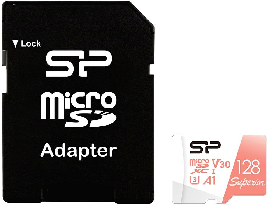 

Карта памяти Silicon-Power Superior A1 microSDXC SP128GBSTXDV3V20SP 128GB