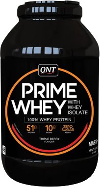 

Протеин сывороточный (изолят) QNT Prime Whey (ягодный, 908г)